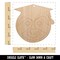 Graduation Sloth Unfinished Craft Wood Holiday Christmas Tree DIY Pre-Drilled Ornament